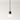 Luminária Pendente Moderno Minimalista Vidro Metal Off-white Aplaho