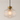 Luminária Pendente Moderna Minimalista Metal Vidro Canelado Avlon - Incolor - ORNE™