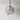 Luminária Pendente Moderna Minimalista Vidro Bianc - 15x16cm / Cinza / Branco Quente (3000K) - ORNE™