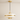 Luminária Pendente Minimalista Vidro Metal Bolvar - Branco e Dourado / Ø30x34cm - ORNE™