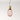 Luminária Pendente Moderno Minimalista Vidro Dwin - Rosa / Ø20cm - ORNE™