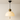 Luminária Pendente Moderna Minimalista Vidro Elmy - Dourado / Ø40x38cm - ORNE™