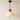 Luminária Pendente Moderna Minimalista Vidro Elmy - Bege / Ø40x38cm - ORNE™