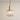Luminária Pendente Moderno Minimalista Finne - Incolor e Dourado / Ø20cm / Metal e Vidro - ORNE™