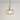 Luminária Pendente Moderno Minimalista Finne - Incolor e Dourado / Ø30cm / Metal e Vidro - ORNE™