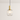 Luminária Pendente Moderno Minimalista Finne - Incolor e Dourado / Ø15cm / Metal e Vidro - ORNE™