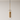 Luminária Pendente Moderna Minimalista Metal Globo Vidro Glint - Ø15cm / Dourado - ORNE™