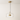 Luminária Pendente Moderna Minimalista Metal Vidro Gnitti - Incolor / Ø35cm / Branco Quente (3000K) - ORNE™
