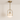 Luminária Pendente Moderna Minimalista Vidro Metal Haloé - Dourado e Branco / Ø21,1x126cm - ORNE™