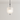 Luminária Pendente Moderna Minimalista Metal Haven - Ø25x43cm / Branco / Alumínio e Vidro - ORNE™