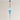 Luminária Pendente Moderna Minimalista Metal Haven - Ø11x87cm / Azul / Alumínio e Vidro - ORNE™