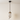 Luminária Pendente Moderna Minimalista Bone - Cinza - ORNE™