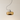 Luminária Pendente Moderno Minimalista Vidro Lotus - Âmbar / Ø45cm - ORNE™