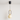 Luminária Pendente Moderna Minimalista LED Metal Vidro Lisgo - Bege / Ø15x35cm / Dimerizável (3000K-6000K) - ORNE™