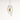 Luminária Pendente Moderna Minimalista Metal Vidro Madan - Dourado / 21x36cm - ORNE™