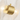 Luminária Pendente Moderna Minimalista Metal Vidro Madan - Dourado / 21x36cm - ORNE™