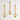 Luminária Pendente Moderna Minimalista LED Vidro Mira - Ø21x63cm / Dourado - ORNE™