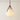 Luminária Pendente Moderna Minimalista Metal Vidro Nipro - Branco / Ø24.5cm / 110V - ORNE™