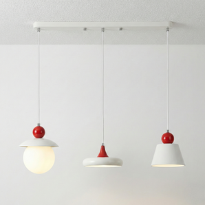Luminária Pendente Moderno Minimalista Vidro Metal Globo Nitra — ORNE