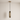 Luminária Pendente Moderna Minimalista Vidro Pasllato - Fumê e Dourado / Vidro e Latão / Ø7x38cm - ORNE™