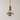 Luminária Pendente Moderna Minimalista Metal Pazzili - Dourado / Alumínio e Vidro / 13x18cm - ORNE™