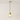 Luminária Pendente Moderno Minimalista Metal Vidro Tallinn - Ø20x15cm / Incolor Dourado / A / Vidro e Alumínio - ORNE™