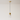 Luminária Pendente Moderno Minimalista Metal Vidro Tallinn - Ø10x23cm / Incolor Dourado / B / Vidro e Alumínio - ORNE™