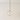 Luminária Pendente Moderna Minimalista Globo de Vidro Upper - Dourado / 12cm / Lâmpada G4 / Branco Frio (6000K) - ORNE™