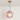 Luminária Pendente Moderna Minimalista Vidro Vitra - Rosa / Ø25cm - ORNE™