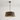 Luminária Pendente Moderna Minimalista Clove - Marrom / Ø50cm / Branco Quente (3000K) - ORNE™