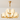 Luminária Pendente Lustre Moderna Minimalista Catte - Dourado / Ø95cm / Branco Quente (3000K) - ORNE™