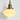 Luminária Pendente Minimalista Metal Iana - Dourado / Ø22x14cm - ORNE™