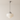 Luminária Pendente Moderna Minimalista Vidro Rigee - Ø34x53cm / Cromado - ORNE™