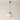 Luminária Pendente Moderna Minimalista Vidro Rigee - Ø30x50cm / Cromado - ORNE™