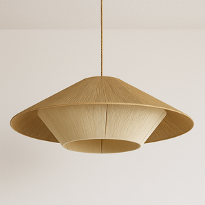 Luminária Pendente Minimalista Moderna Curupirá - Ø60cm - ORNE™