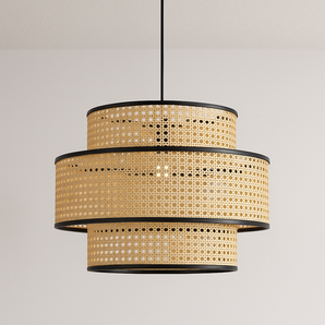 Luminária Pendente Moderno Minimalista Rústico Palha Natural Paja - Ø60cm - ORNE™