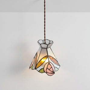 Luminária Pendente Tiffany Clássico Retrô Vintage Vidro Metal Edaga — ORNE
