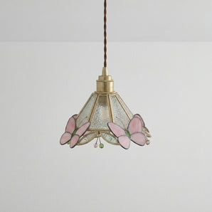 Luminária Pendente Tiffany Clássico Retrô Vintage Vidro Metal Lalibela — ORNE