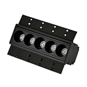 Luminária Spot Embutir Linear Antiofuscante No Frame LED Noor - Preto / 10W / 110v - ORNE™