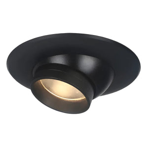 Luminária Spot Embutir Mini Direcionável Ajustável LED Alba - Preto / 3W / Branco Quente (3000K) - ORNE™